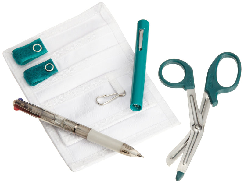 ADC Nurse Combo Plus, Pocket Pal/Sprague Stethoscope Kit, Includes Pocket Pal III Nurse Medical Accessory Kit with MiniMedicut Shears, 3-Color Pen, Adlite Plus Penlight,Teal Teal (Plus Combo)