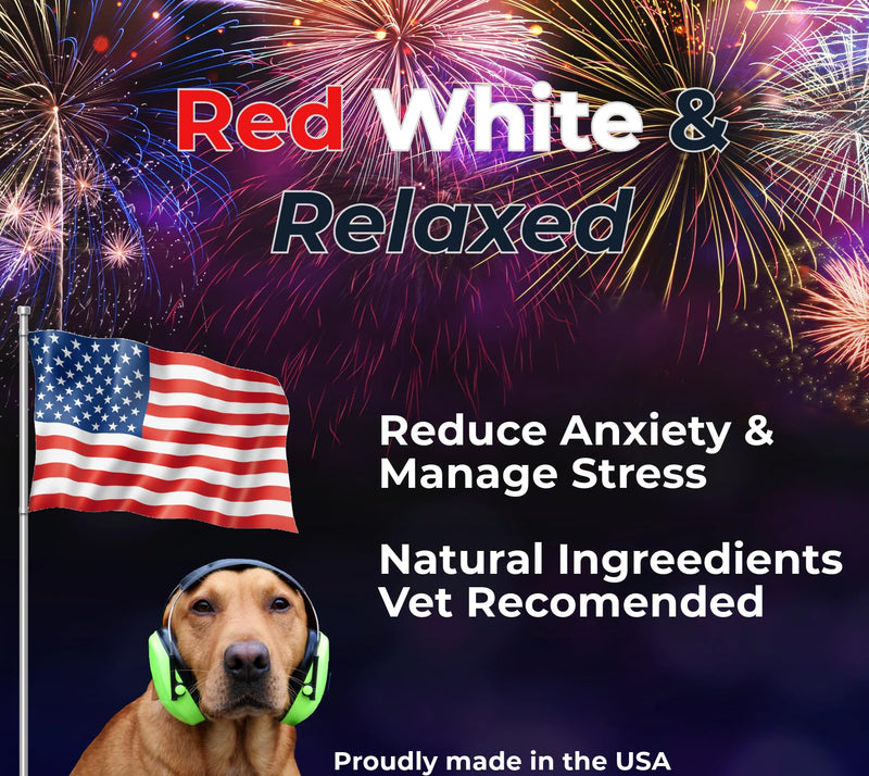 Calm & Relax Soft Chew Supplements for Dogs - Reduce Stress & Anxiety, Behavioral Support, Promote Rest & Relaxation for Active Dogs Calm & Relax - PawsPlanet Australia