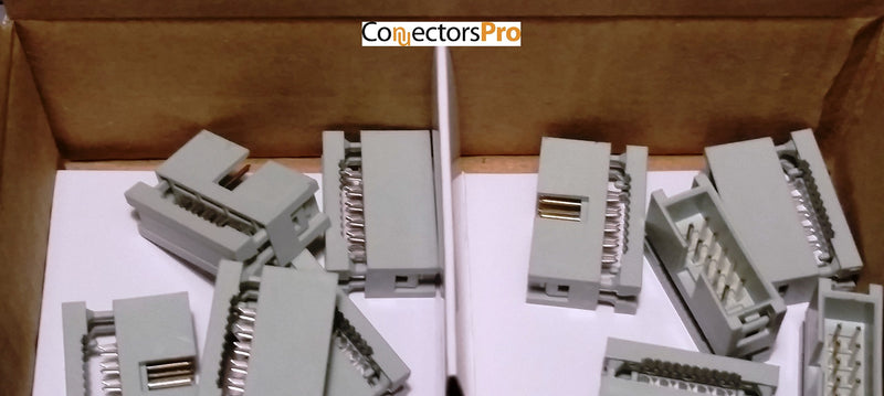 Pc Accessories - Connectors Pro 10-Pack 2X5 10P Dual Rows 2.54mm 0.1" Pitch Shrouded IDC Male Header, 10 Pins Connectors