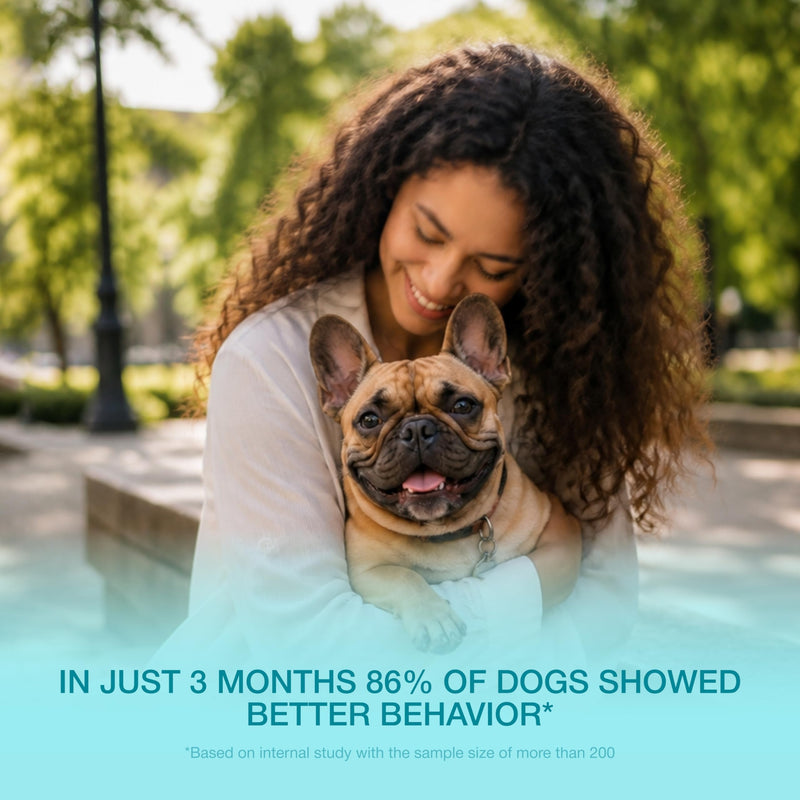 No Poo Chews for Dogs – Stool Eating Deterrent for Dogs with Probiotics & Digestive Enzymes – Coprophagia Deterrent for Dogs, Dog Gut Health Probiotics & Freshen Breath Support – 120 Bites Blue