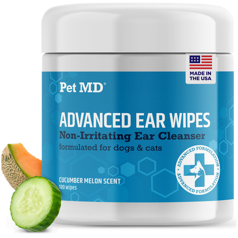 Pet MD Advanced Ear Wipes & Tris Ear Flush