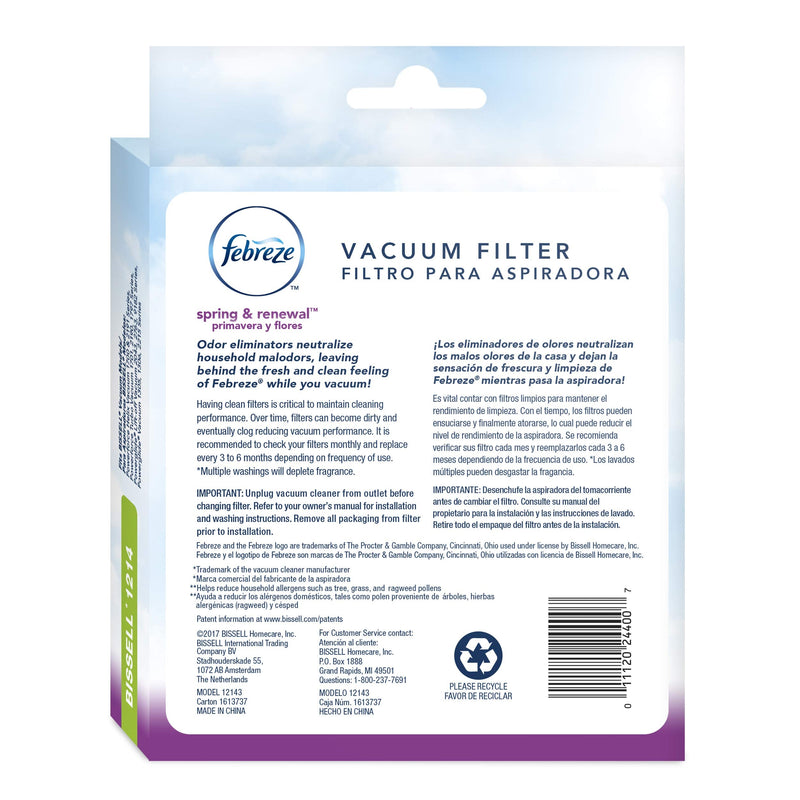 BISSELL Febreze Style 1214 Cleanview & PowerGlide Pet Replacement Filter - 12141 Unit - NewNest Australia