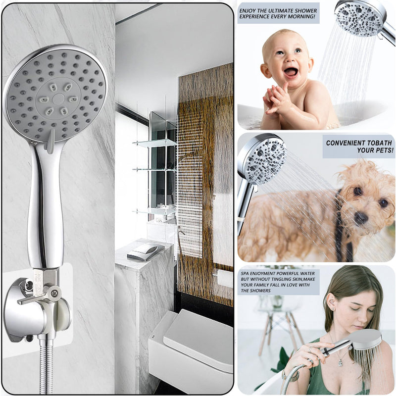 [2 Pack] Shower Head Shut Off Valve,304 Stainless Steel Mini Ball Valve NPT Thread(1/2"),Shower Head Flow Control Valve 2 Pack 1/2"