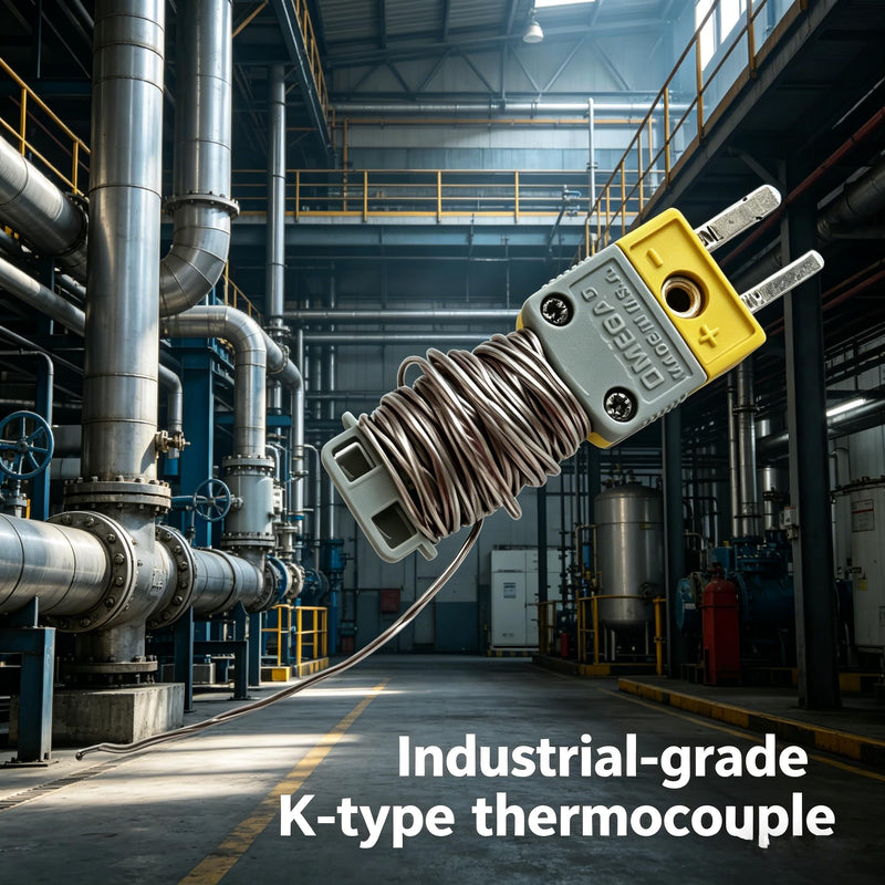 for Fieldpiece ATB1 K-Type Thermocouple HVAC Probe | Fieldpiece ATB1 K-Type Thermocouple -50 to 257°F with Mini Plug Nickel Chromium Aluminum Wire Wrap-Tab Storage