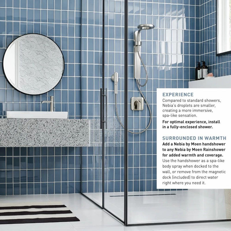 Moen N207H0BLC Spa Shower Handheld, Matte Black/Chrome