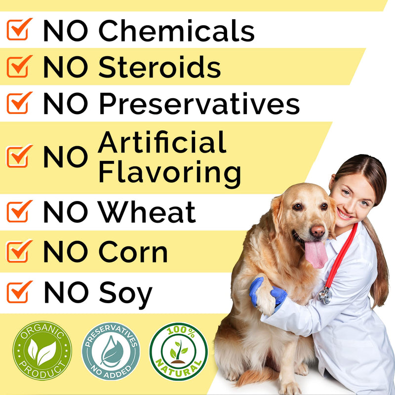 Omega 3 + Pumpkin Dogs Bundle - Allergy & Itch Relief Skin&Coat Supplement + Stool Consistency and Softener - Dry Itchy Skin, Hot Spots Treatment + Diarrhea,Constipation - 180 ct + 8.1oz - Made in USA