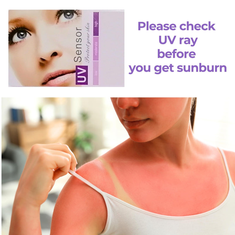 UV Tester, UV Tester Card, UV Detector, Reusable UV Identifying Card, UV Sensor Card, UV Ray Test Cards for Sun, UV Intensity Test Card (Set of 5)