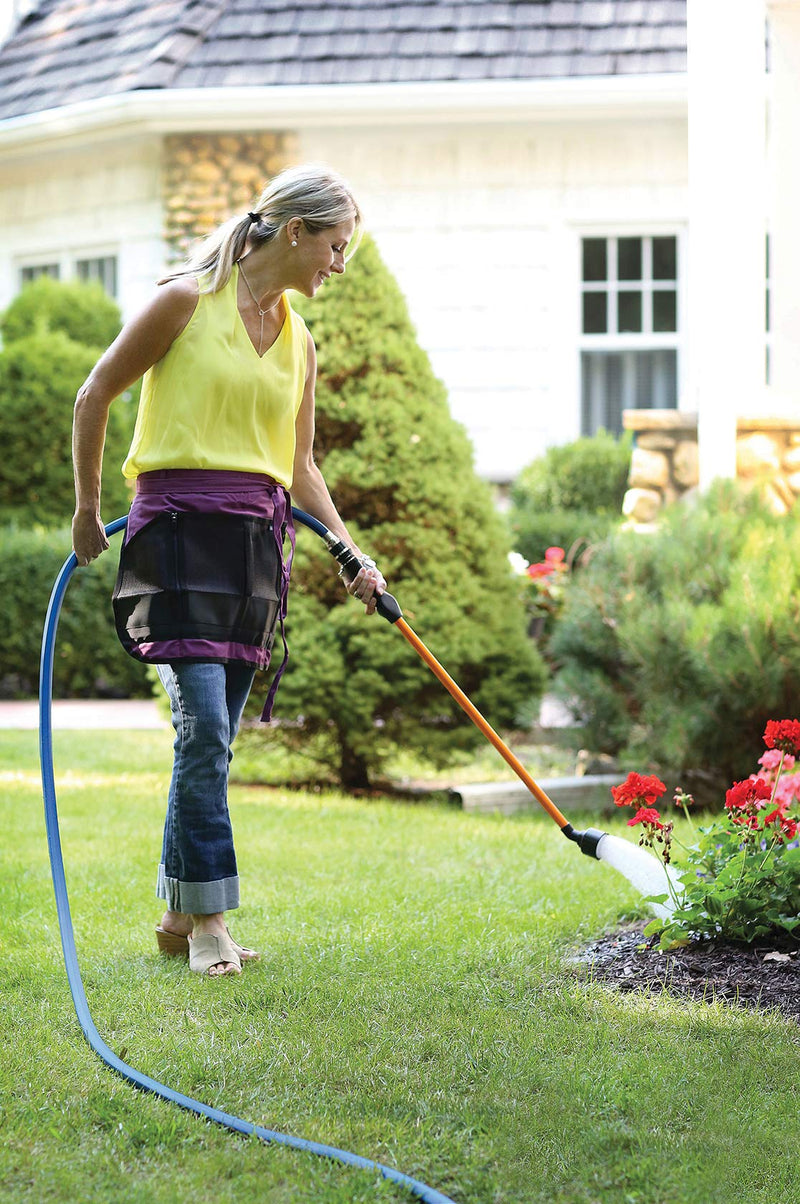 Dramm One Touch Rain Wand Watering Wand – 30 Inch Garden Watering Wand with Thumb Control Valve – Gentle Shower Spray for Plants, Flower Beds & Hanging Baskets – Yellow 30 Inches