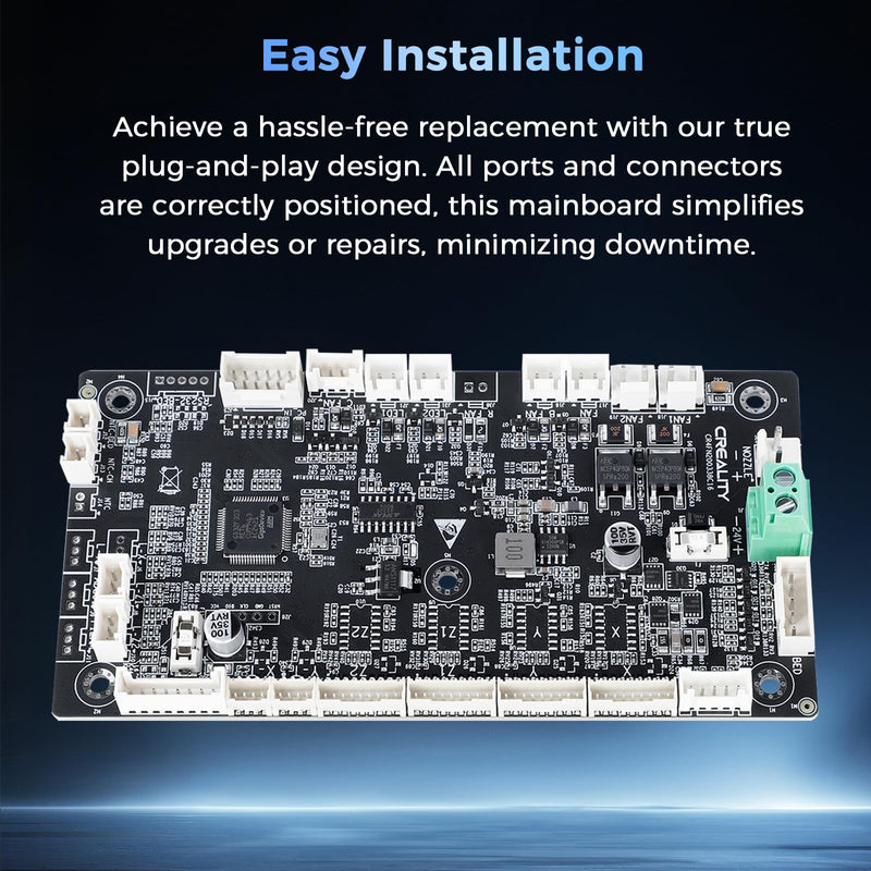 Creality Official K2 Plus Lower Computer Mainboard, Original K2 Plus Motherboard, CR4FN200338C15_32 Silent Mainboard, GD32F303RET6 Control Board Mainboard for Creality K2 Plus 3D Printer