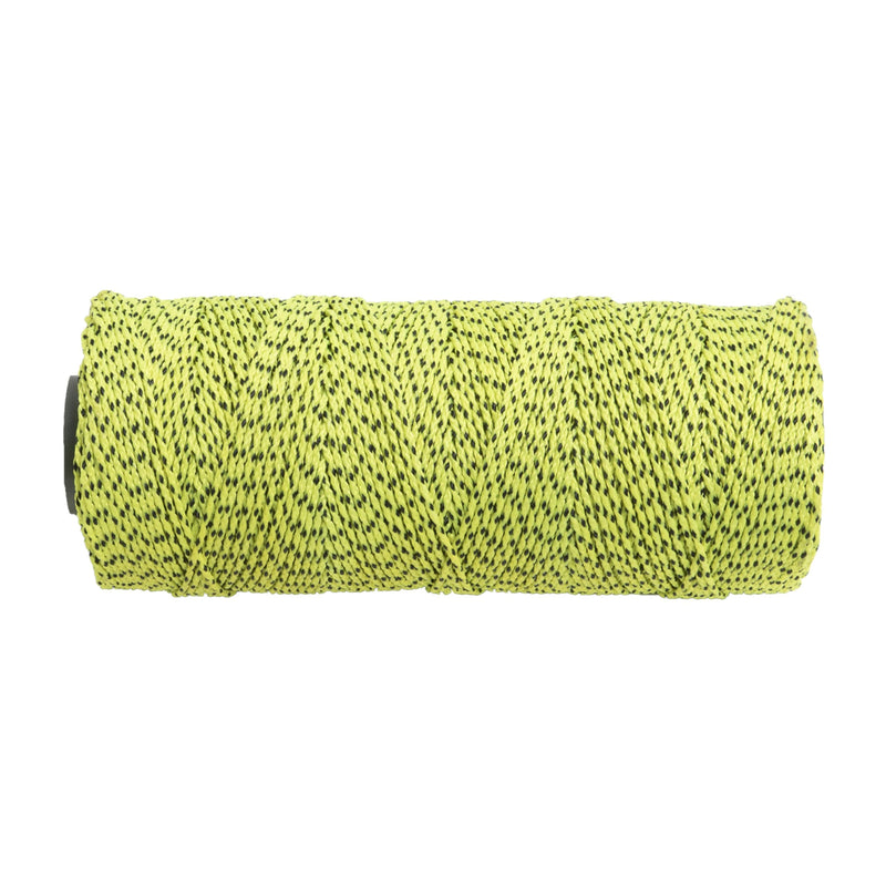 MARSHALLTOWN Masonry Line, Bonded Nylon, Yellow & Black, 500 Foot, #18 Line Size, Masons and Archaeology. Made in the USA, ML613 Yellow & Black Nylon