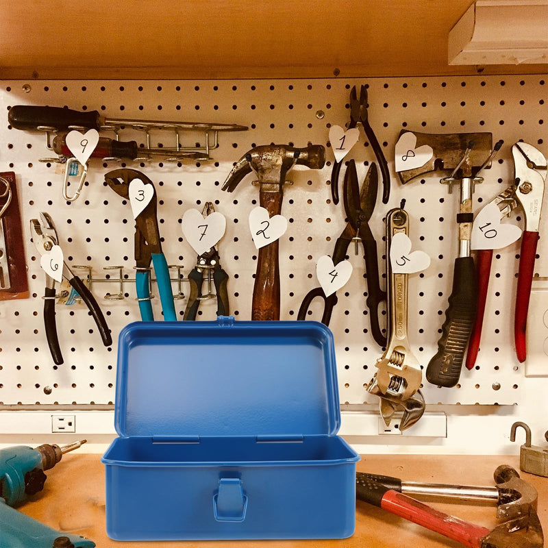 UPKOCH Mechanics Tool Box 7.48X4.72X3.07In Portable Tool Storage Organizer for Car Trunk and Home Workshop