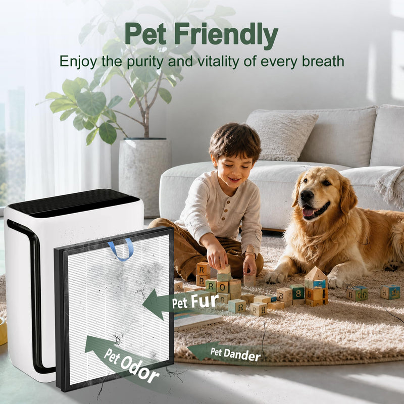 Vital 100S Replacement Filter for LEVOIT Vital 100S-P Air Purifier for Home White 2 Count (Pack of 1)