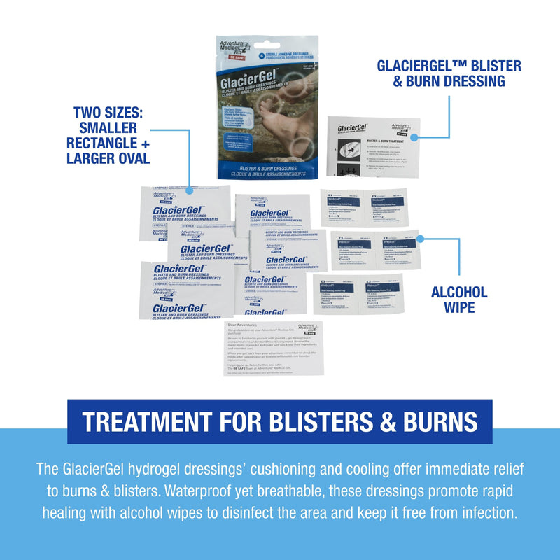 Adventure Medical Kits GlacierGel Blister and Burn Dressing - (Pack of 2)