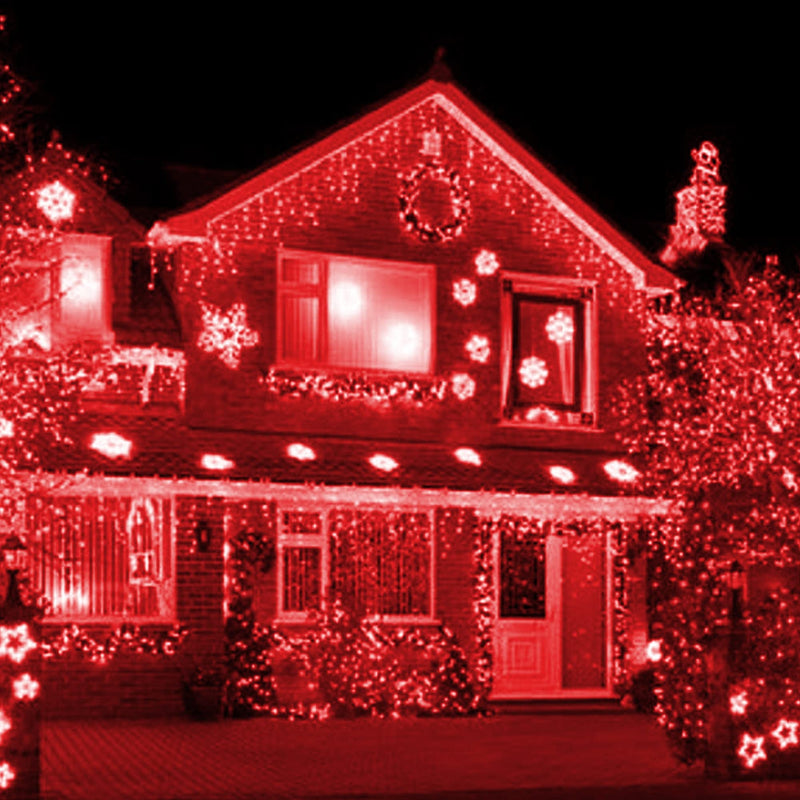 Uptotop Christmas 100 Count String Light, 20FT Plug in Waterproof String Light Decorations for Party Carnival Supplies, Outdoor Yard Garden Decor (RED) Red 1