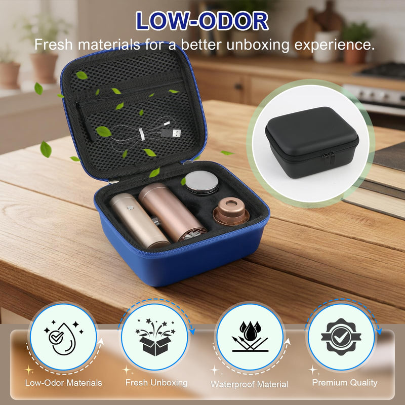 Hard Carrying Case Compatible with Shark ChillPill Fan FA022 Blue