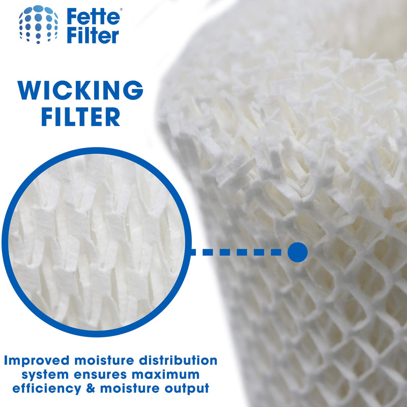 HAC-504 Premium Humidifier Wicking Filter Compatible with Honeywell HAC-504 HAC-504AW HAC504V1 Humidifier Replacement Filter A Replacement for Honeywell Filter HCM 350 & Cool Mist Humidifiers. (2QTY) White 2