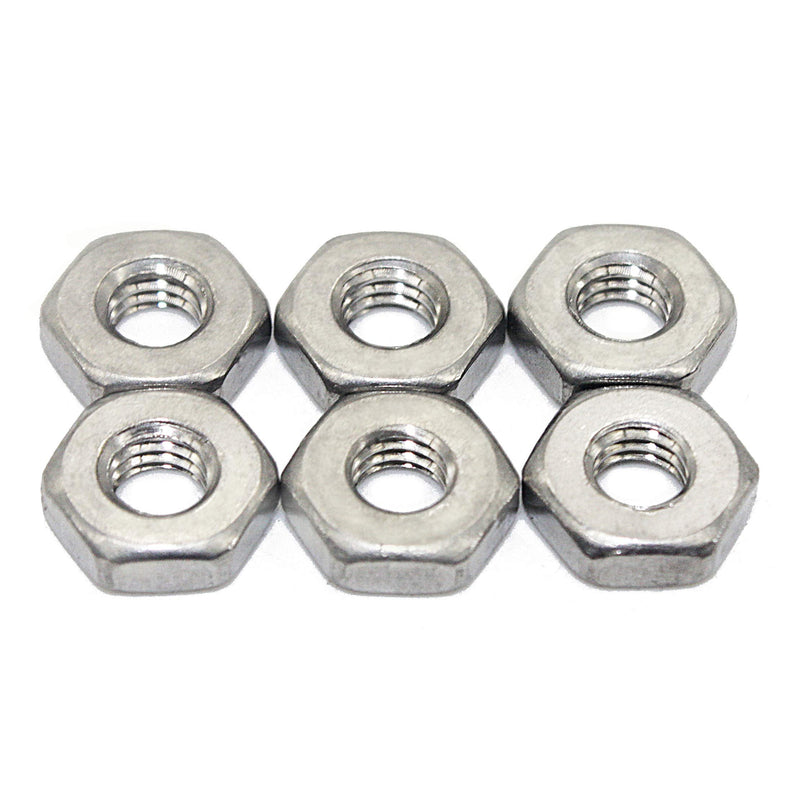 Fullerkreg 10-24 Machine Screw Hex Nuts, Stainless Steel 18-8, Bright Finish, Quantity 100 10-24 (100 Pack)