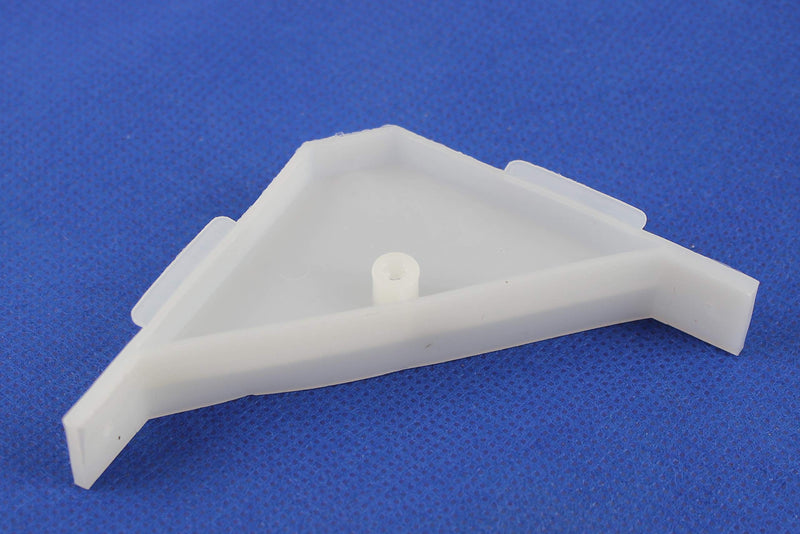 Berta 12-Pack, 90 Degree Cabinet Triangle Bracket, Plastic White Corner Support Braces
