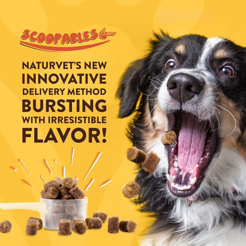 NaturVet Scoopables All-in-One Multivitamin for Dogs - Dog Vitamins and Supplements for Joint Support, Digestion, Skin & Coat Care & Immune - Hickory Smoked Bacon Flavor Vitamin Supplement | 11oz Bag - PawsPlanet Australia