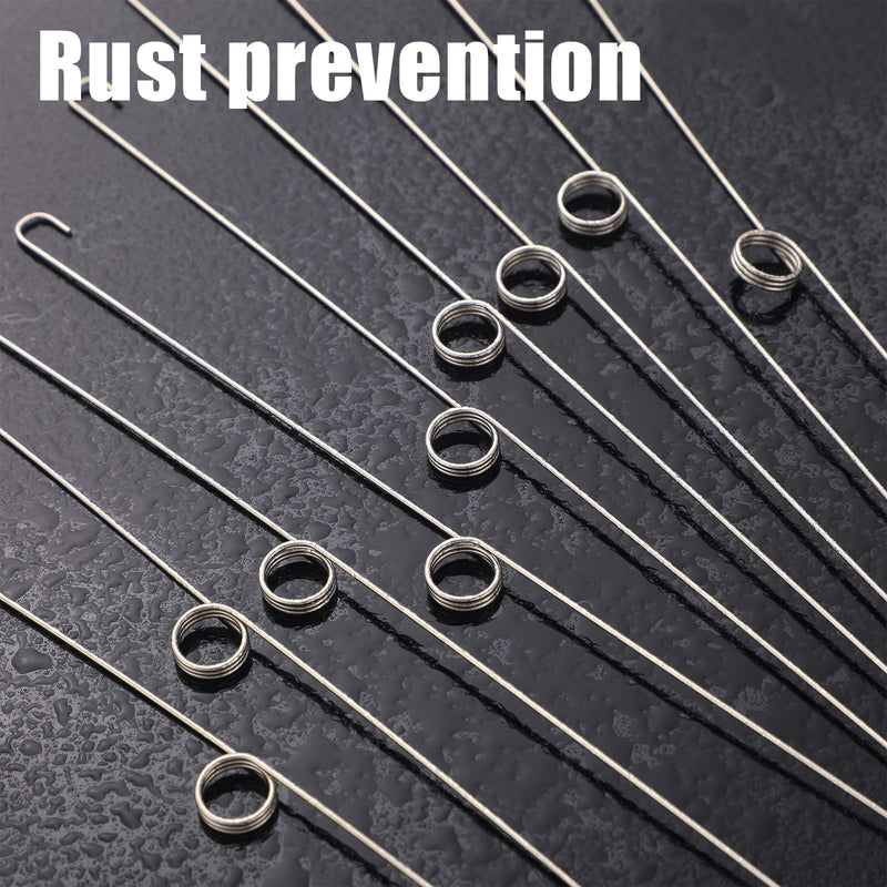 10 Pack Recessed Lighting Springs Torsion Spring Clips for Recessed Lighting Accessories Metal Recessed Light Spring Clips Recessed Lighting Trims, 8.25 x 1 x 0.2 Inch