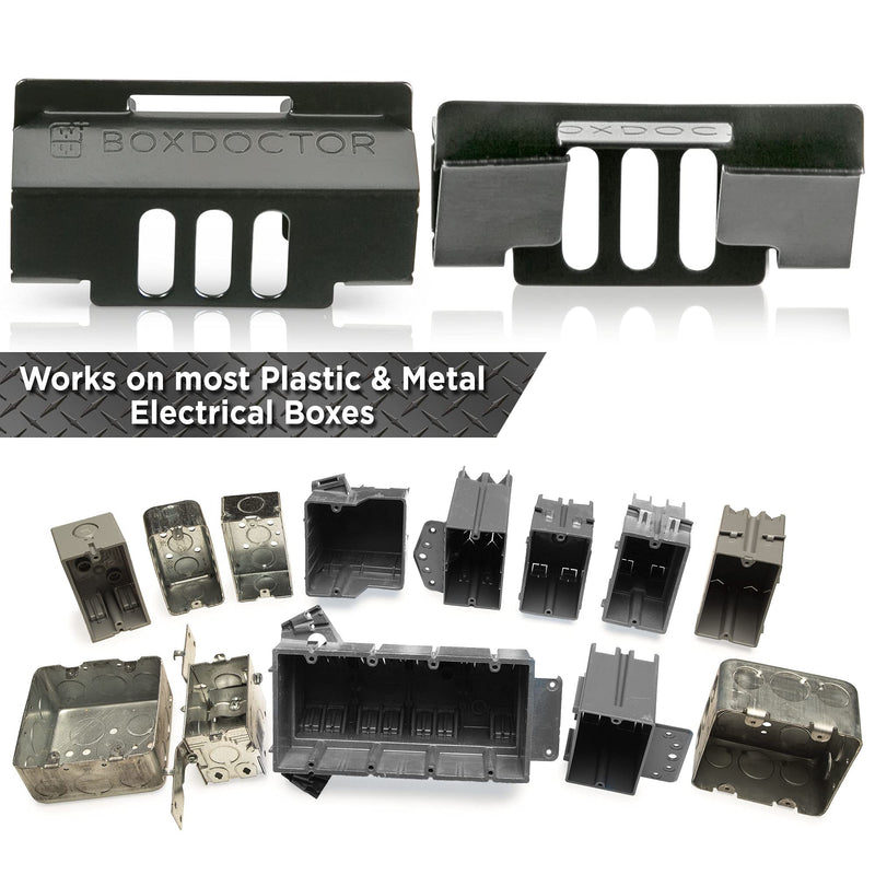 Repair Clips - Fix Loose Outlets and Switches - Electrical Wall Box Repair Clips - 10 Pack