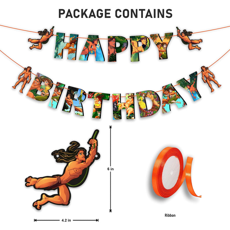 Seyal® Tarzn Happy Birthday Banner Seyal Tarzn Happy Birthday Banner