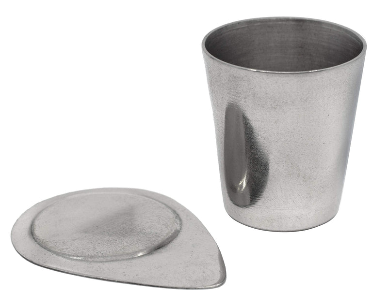 EISCO Crucible & Lid, 50ml - Nickel Withstands Temperatures up to 1000°C- Eisco Labs