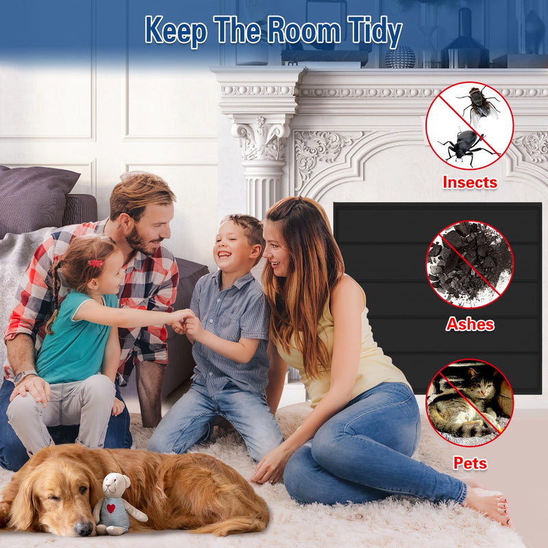 39"x32" Fireplace Cover, Magnetic Fireplace Blocker Blanket Stop Heat Loss 39"x32"