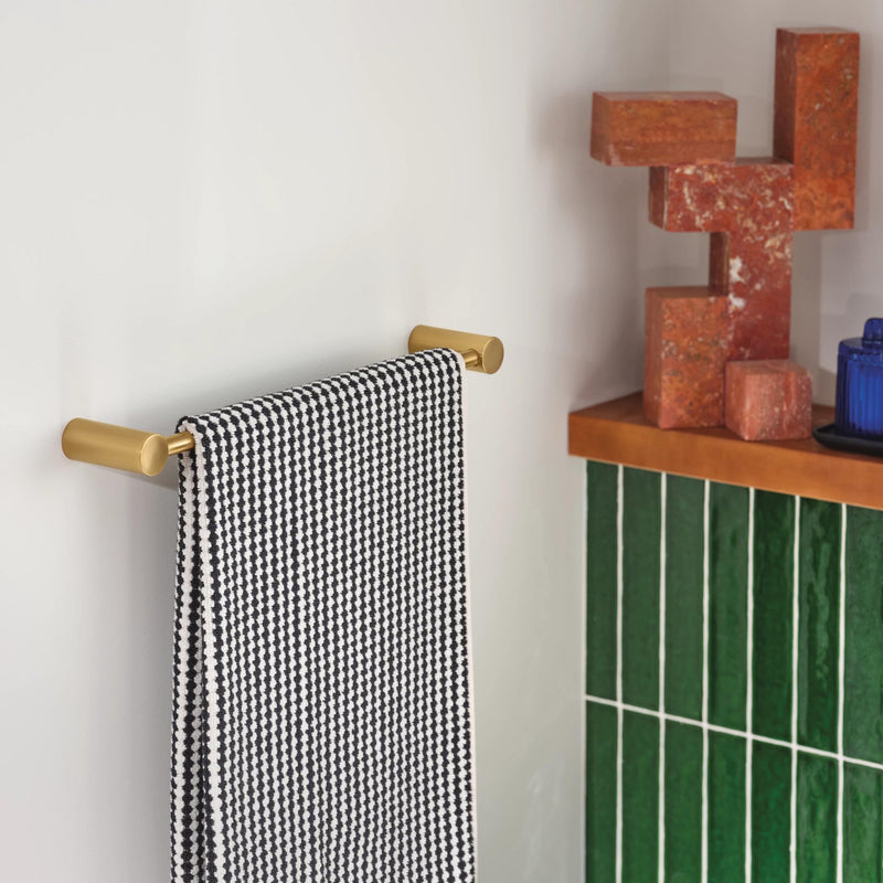 Moen Align Brushed Gold 24-Inch Modern Single -Towel Bar, YB0424BG 24 Inch 24" Towel Bar
