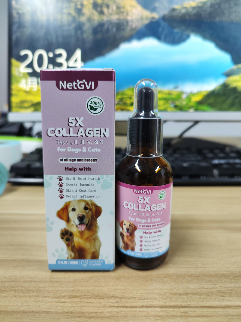 Dogs Collagen Supplement Drop 2 Pack
