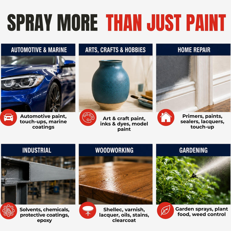 Preval Power Unit, 6 Pack - Replacement Handheld Aerosol Spray Refill 0268