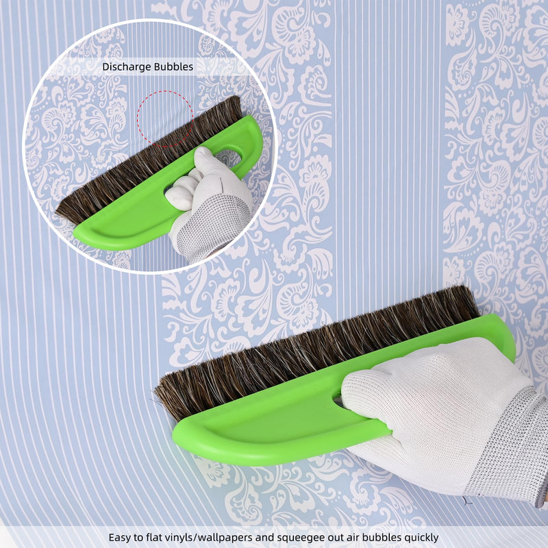 EHDIS Wallpaper Smoothing Tool Kit Wallpaper Smoothing Brush Large Wallpaper Squeegee for Applying Peel and Stick Wallpaper, Vinyl Backsplash Tile,Smoothing Wallcovering T91-U