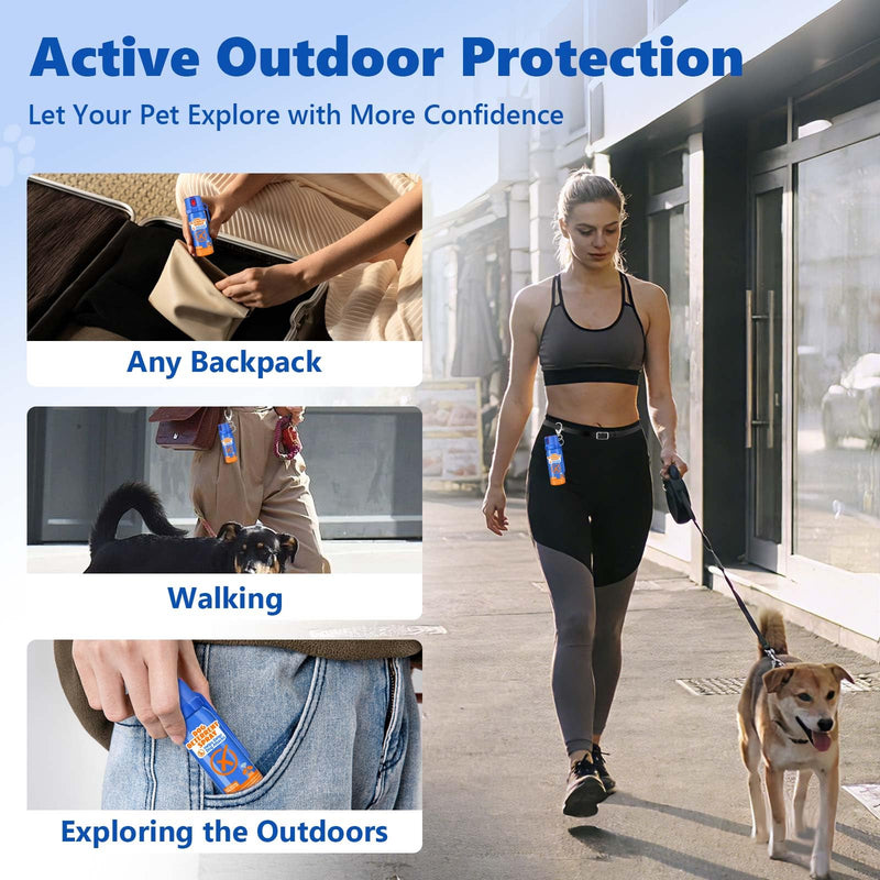 Citronella Dog Deterrent Spray, Animal Deterrent Spray, Humane Deterrent Spray Spray to Deter Animals & Outdoor Use, Citronella Spray Deterrent, 70ml / 2.37Oz Blue1