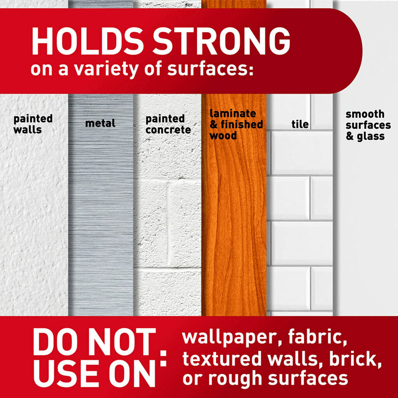 Command Narrow Picture Hanging Strips, White, 4-Pairs, Holds up to 12 lbs.