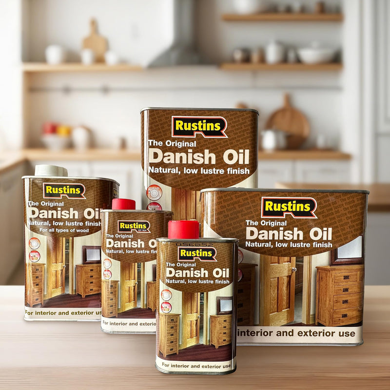 Rustins The Original Danish Oil 1L | 33.8 Fl. Oz. 1000ml