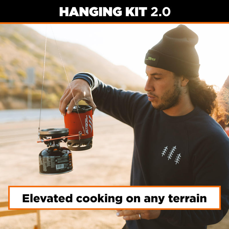 Jetboil Hanging Kit 2.0 with Adapter for Jetboil Camp Stove Systems, New for 2025