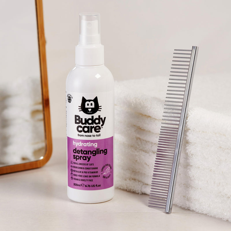 Cat Detangling Spray Easy-to-Use Detangling Spray for Cats | Rinse-Free Leave On Formula - PawsPlanet Australia