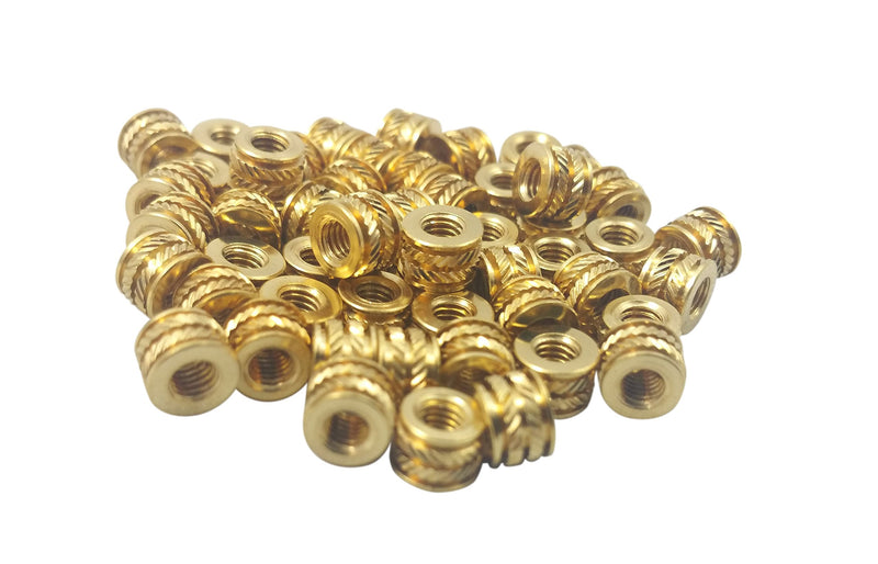 [initeq] Qty 50 M4-0.7 Threaded Heat Set Inserts for 3D Printing