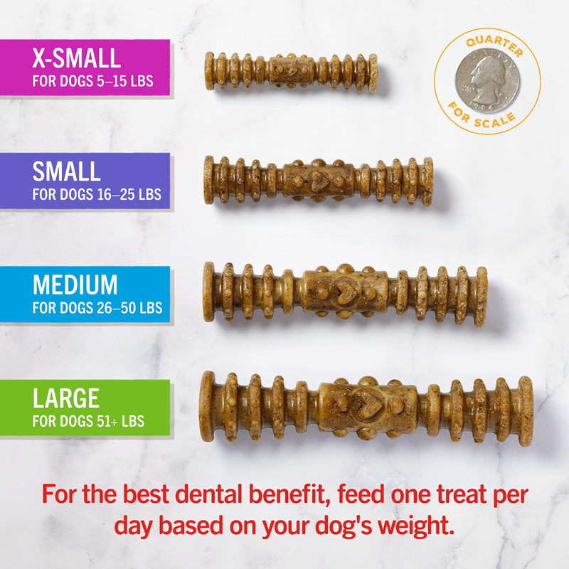 Stella & Chewy's Dental Delights with Freeze-Dried Chicken - Extra Small Dental Treats for Dogs, 5.5 Ounce Bag Chicken (Extra Small Treat) 5.5 Ounce (Pack of 1)