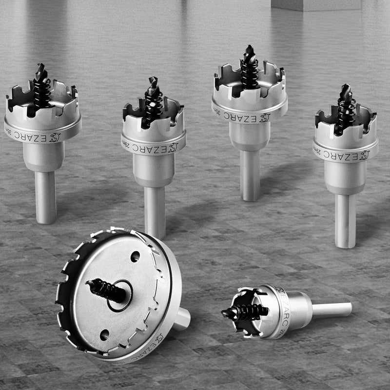 EZARC Carbide Hole Saw Heavy Duty, Hole Cutter for Stainless Steel, Sheet Metal 1" 25mm 1" | 25mm Single Pack