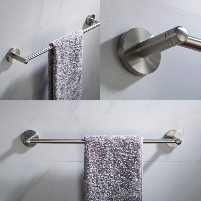 KRAUS Elie 18-inch Bathroom Towel Bar, Brushed Nickel Finish, KEA-18836BN