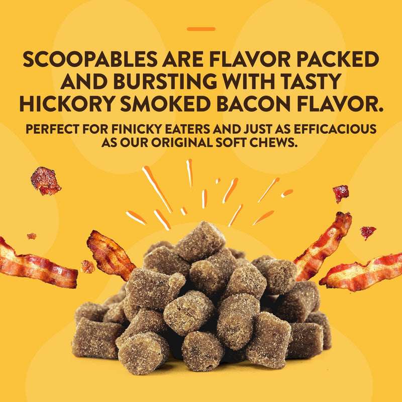 NaturVet Scoopables All-in-One Multivitamin for Dogs - Dog Vitamins and Supplements for Joint Support, Digestion, Skin & Coat Care & Immune - Hickory Smoked Bacon Flavor Vitamin Supplement | 11oz Bag - PawsPlanet Australia