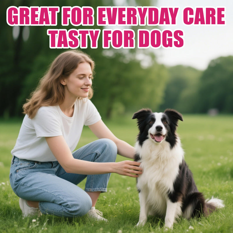 Just Try Taurine for Dog Bites 23-in-1 Multivitamin Chondroitin Sulfate for Joint Health, Omega-3 Skin Support Dog Vitamins Supplements-10.58oz
