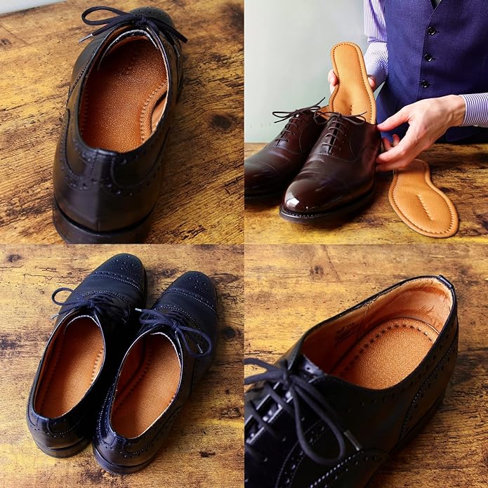 Columbus Men's New Activated Carbon Insole, Deodorizing & Antibacterial Effect, Reduces Annoying Odors in Shoes, Size Adjustment, beige - NewNest Australia