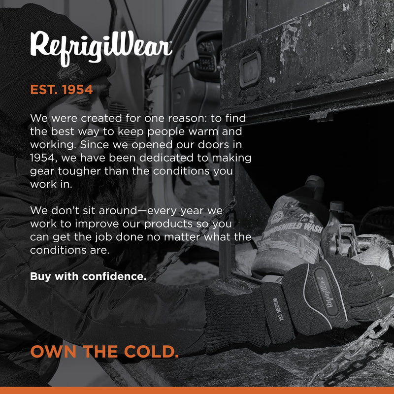 RefrigiWear Waterproof Abrasion Safety Glove X-Large Black