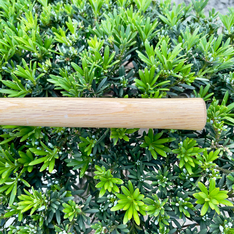 14 Inch Wide Hoe, Heavy Duty Hoe, Japanese Carbon Steel Wide Hoe with Oak Wooden Handle, Without Welding, Garden Hoe for Digging, Weeding, and Planting
