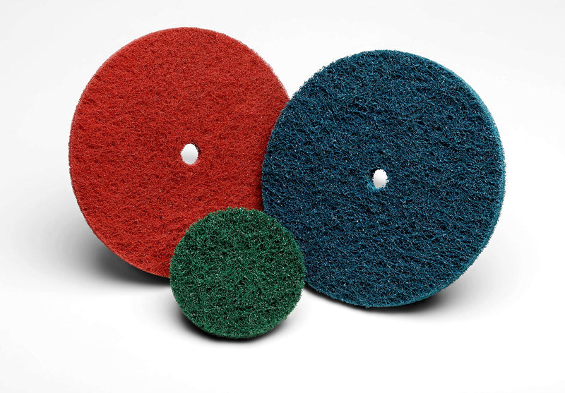 Standard Abrasives Buff and Blend HS Disc 860708, 6 in x 1/2 in A VFN Pink (Pack of 10) Very Fine