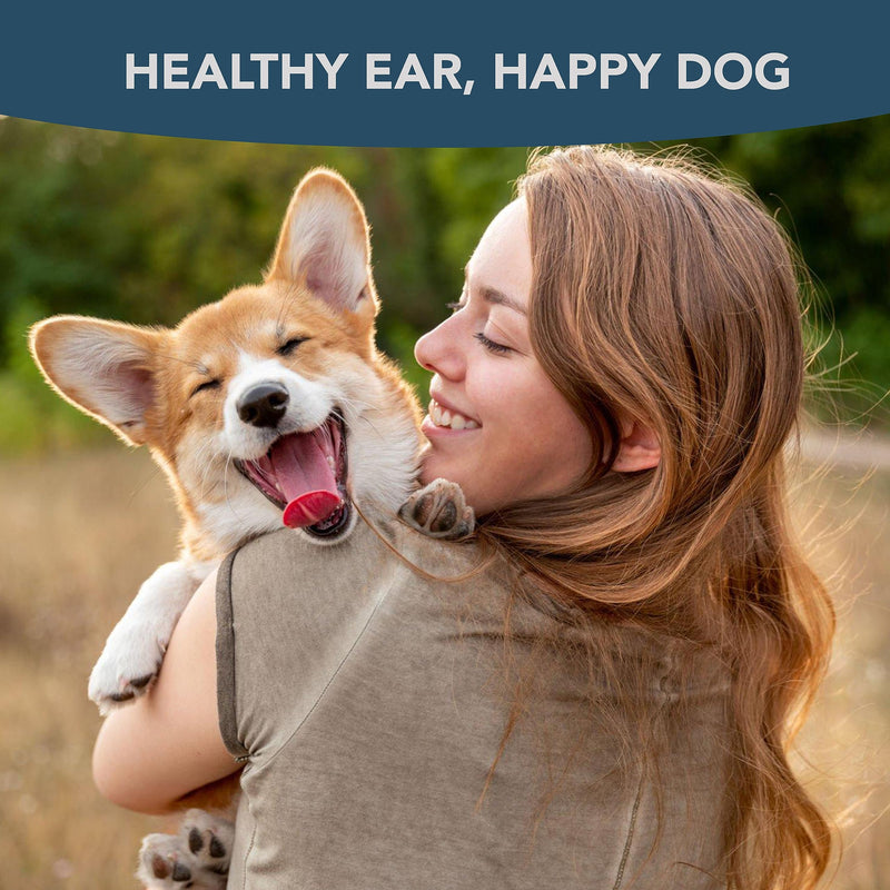 NOVEHA Pet Ear Drops with 1% Hydrocortisone | Ear Cleaner for Dogs & Cats for Earwax buildup, No-Sting Formula, Calms Itch & Reduces Painful Ear Infections 60mL (60ml (Pack of 1)) 60ml (Pack of 1) - PawsPlanet Australia