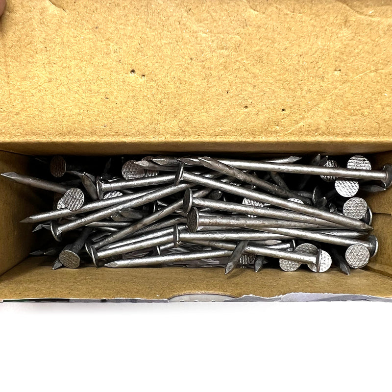 Huttig-Grip 2-1/2 in Framing Box Nails 8d Size, Outdoor Galvanized Finish, 1 lb Pack of 125 Nails 2-1/2 in - 1 lb Pack