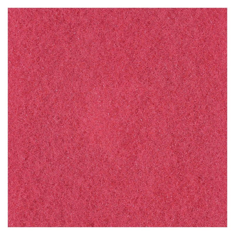 Boardwalk Buffing Floor Pads, 16" Diameter, Red, 5/Carton